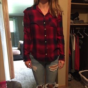 Women’s red flannel from Aeropostale